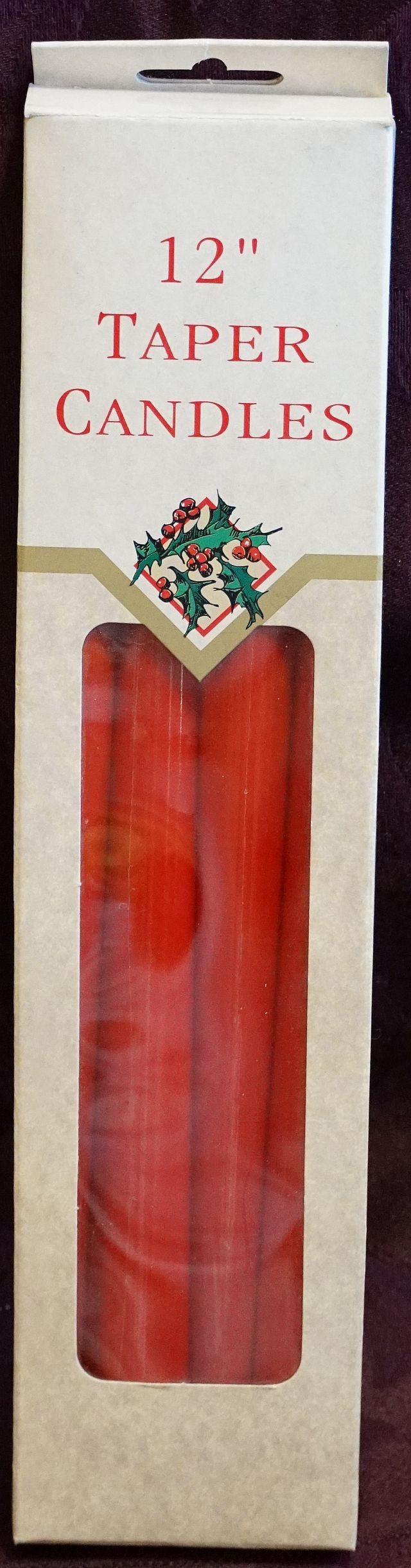 12 Inch 4 PACK NEW Candles