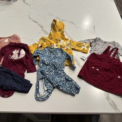 0-3 Month Baby Girl Clothing 