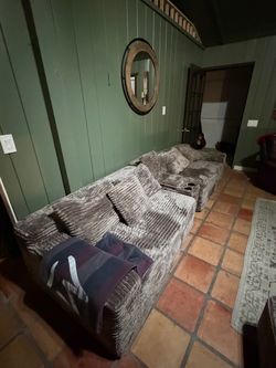 Brown Boneless New Couch