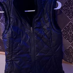 Faux Fur Reversible Puffer Vest