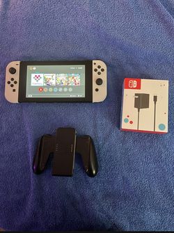 Nintendo Switch With Mario Kart 8 deluxe