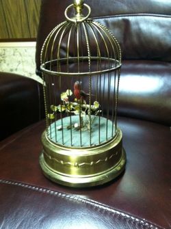 Germany automaton vintage singing bird