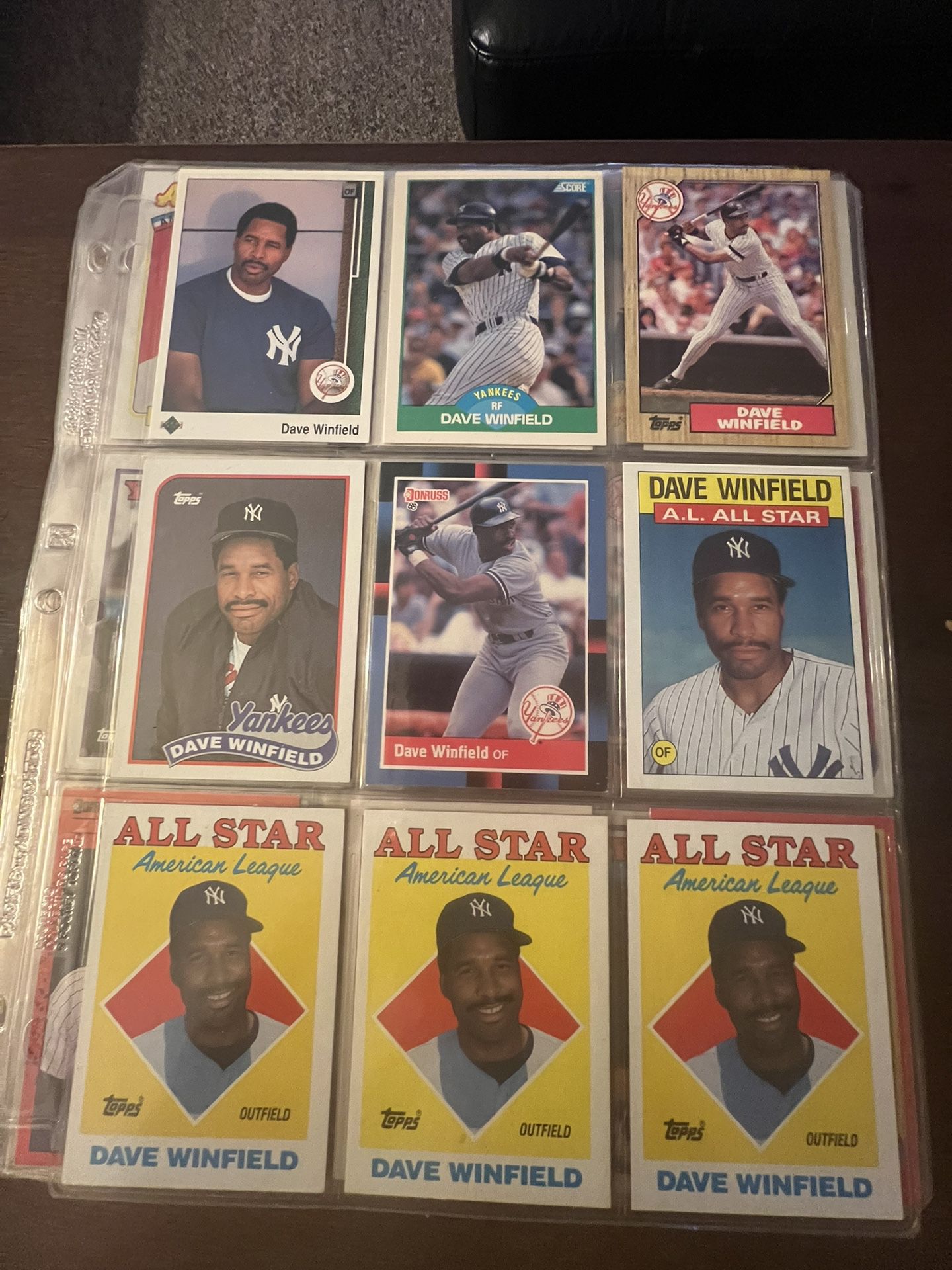 DAVE WINFIELD Baseball Cards (See Other Listings)