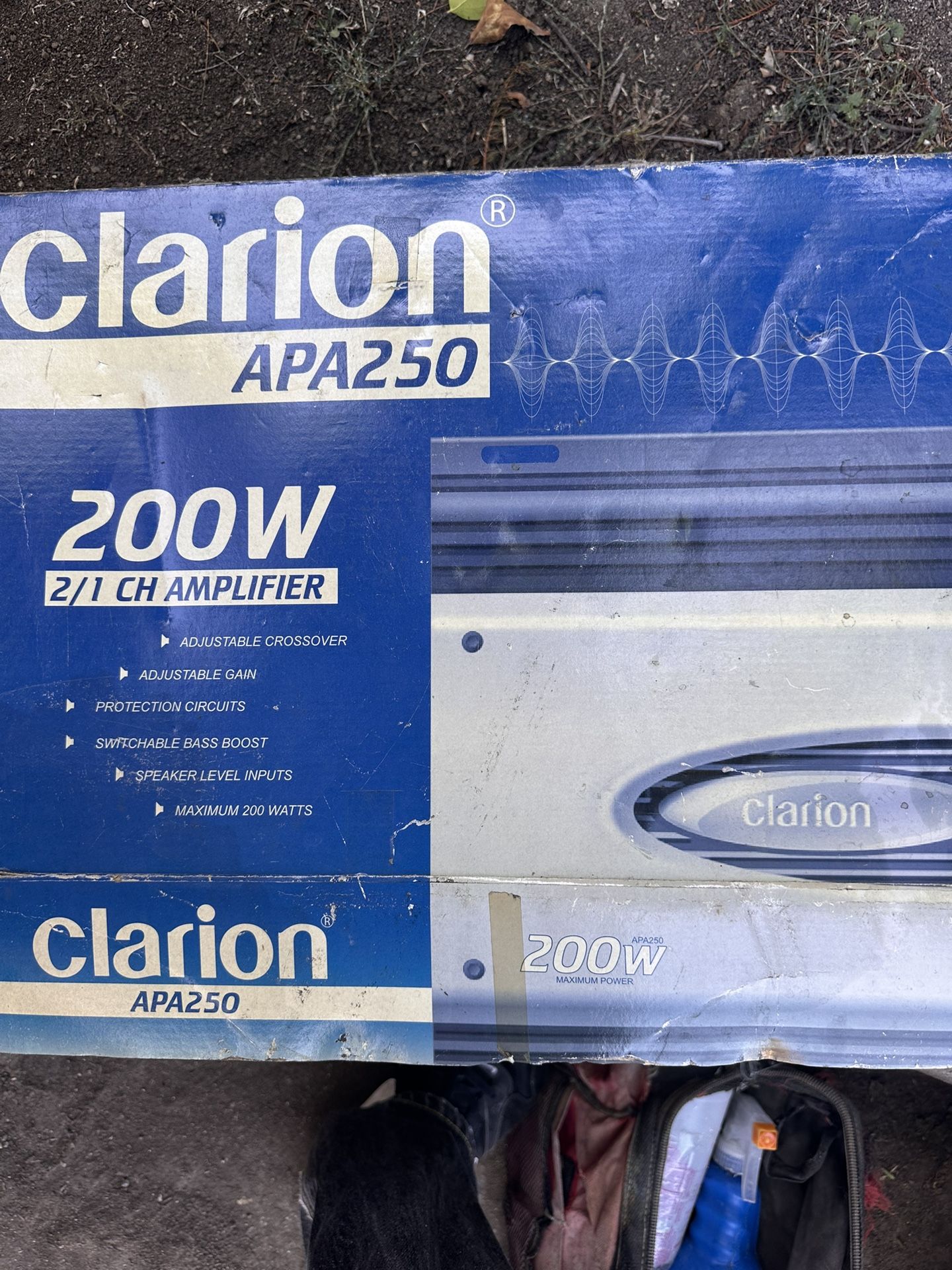 Clarion APA250 car audio amplifier