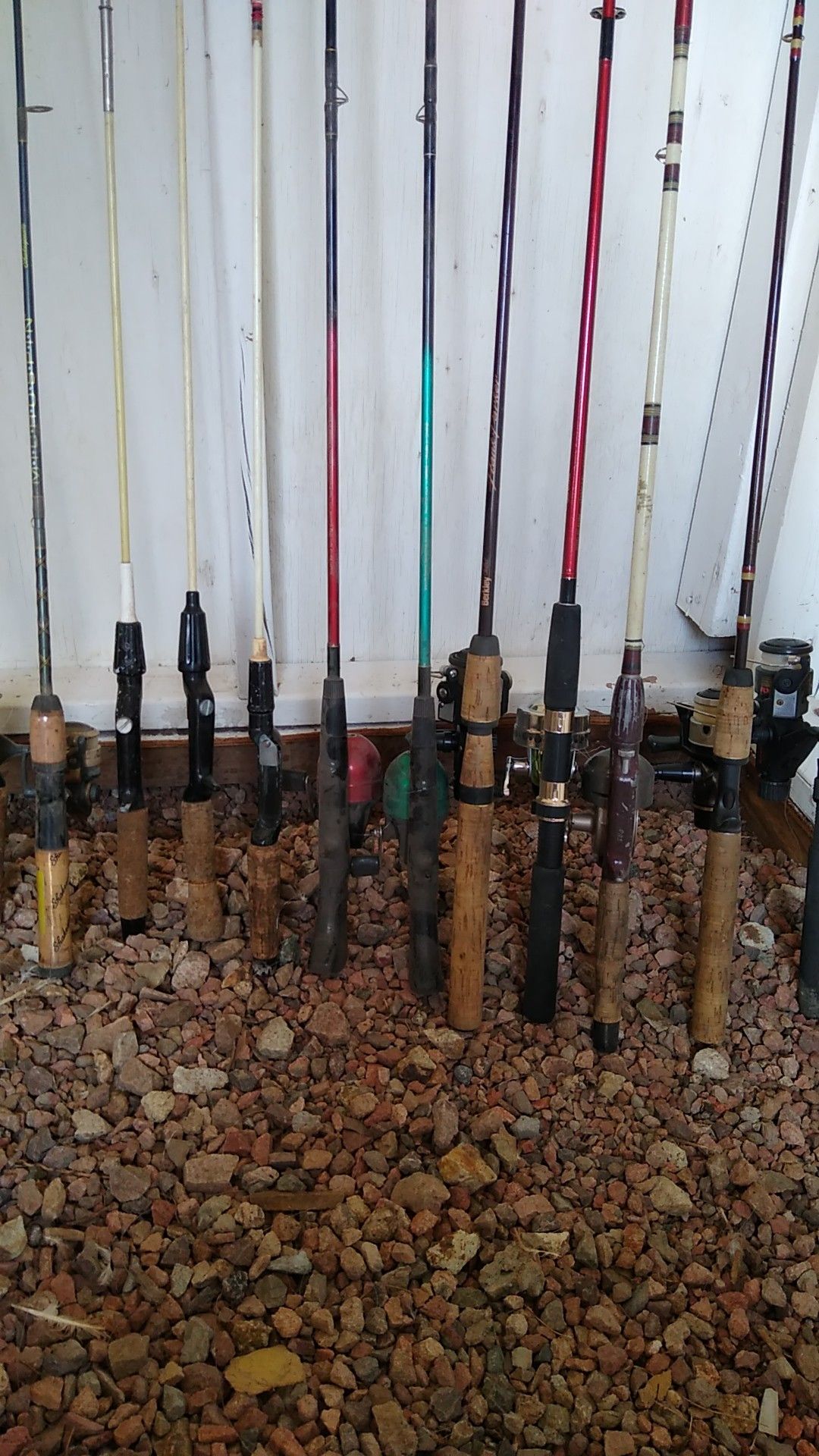 each 8 different size fishing pole for Sale in Glendale, AZ OfferUp