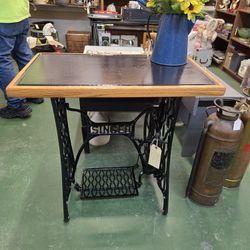 Sewing Machine Base Table Handcrafted 