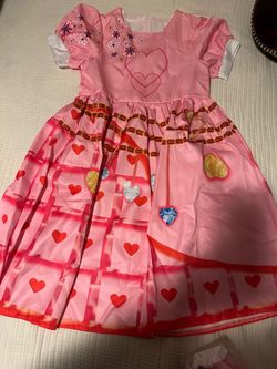 Girls Pink Princess Costume Dress