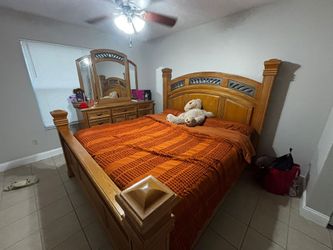 King Size Bedroom Set And 8 Chairs Dining Room Set