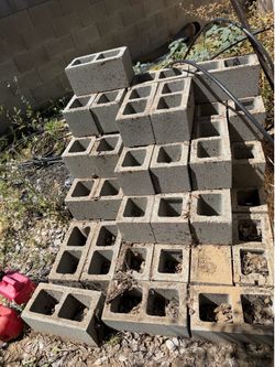 Cinder Blocks + Large Tile Slabs for Sale (Good Condition most blocks already  sold )