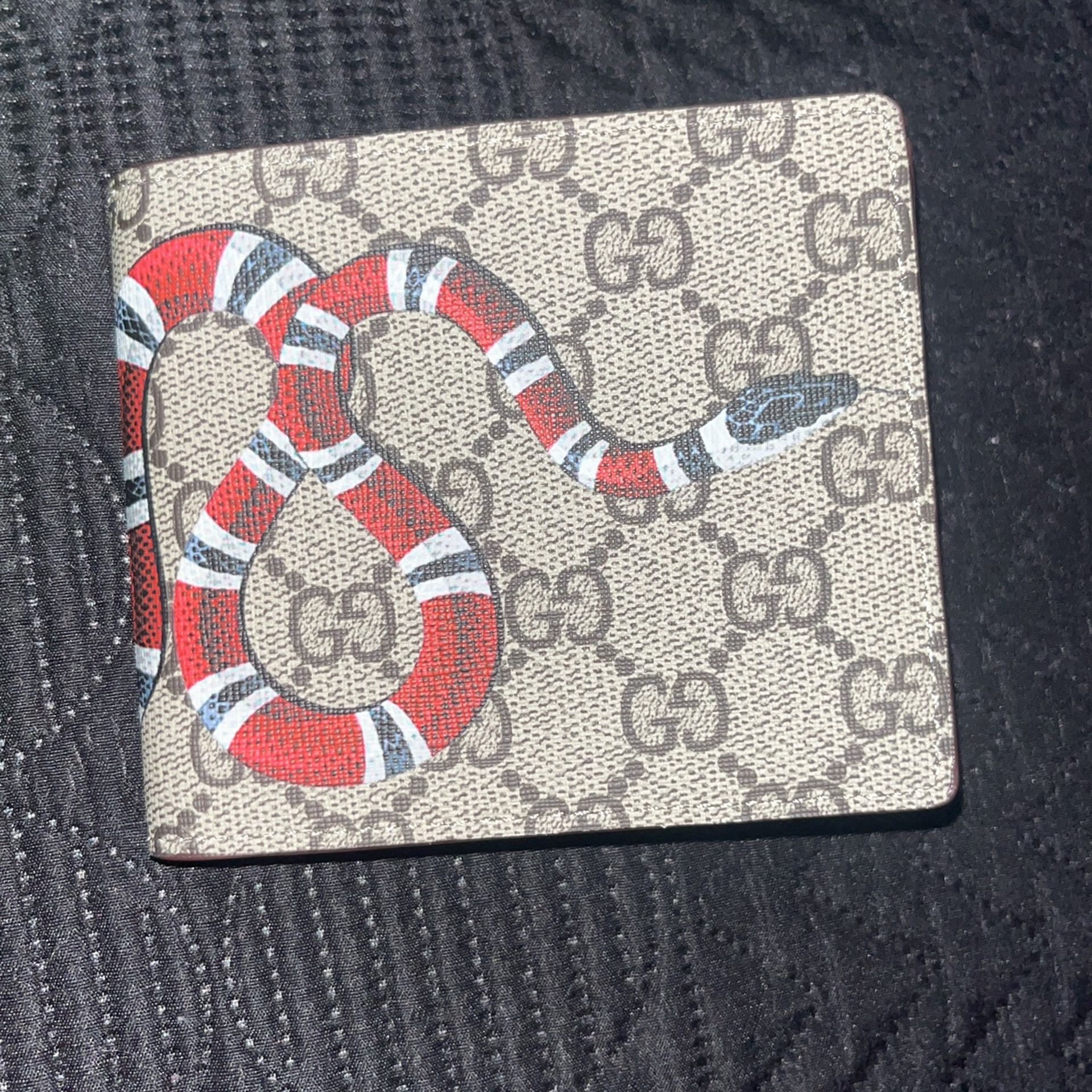 Receipt Gucci Wallet Snakes AUTHENTIC GUCCI Kingsnake Print GG