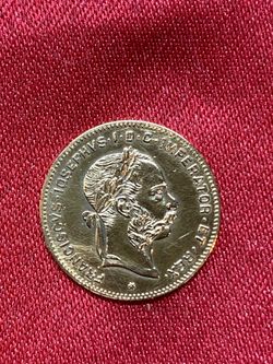 1892 Austria Gold 4 Florin/10 Francs - Franz Joseph I - Restrike