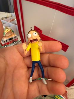 Rick & Morty Christmas tree hanging character decorations set