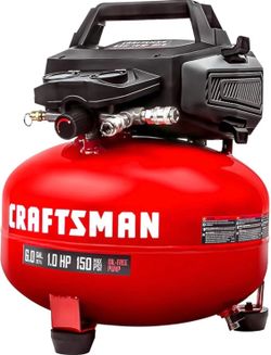 CRAFTSMAN 6-Gallon Portable Electric 150 PSI Pancake Air Compressor