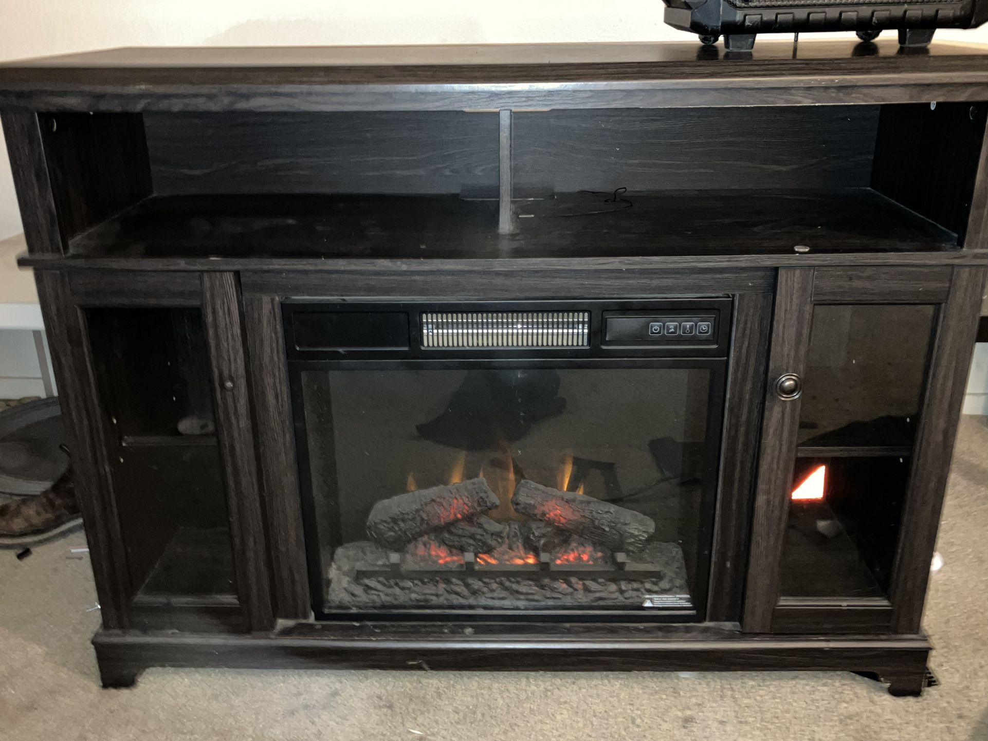 Electric Fireplace With Remote