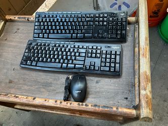 2 Keyboards and mouse , new never used