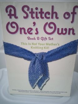 A Stitch Of One's Own Knitting Book & Kit for Beginners