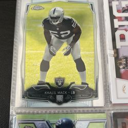 Khalil Mack topps chrome rookie card