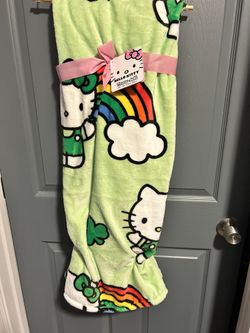 St Patty Hello Kitty Blankets