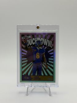 Lamar Jackson Topps Touchdown Foil Trading Card