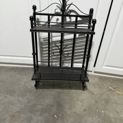 Black Metal hanging shelf