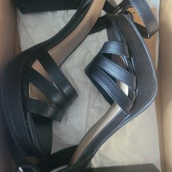 Black High Heels Size 7M