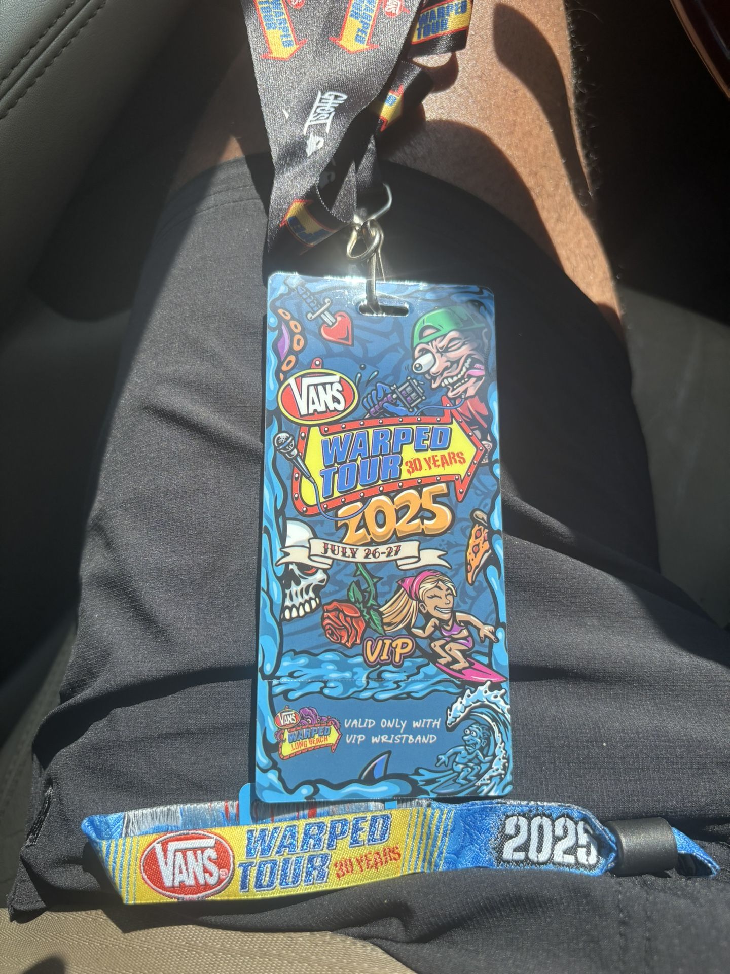 (1) Warped Tour Ticket 2025 July 26-27th VIP