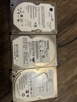 Seagate And Toshiba Hard Drive 500gb 80gb 320gb