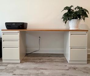 Double Pedestal Desk 72"L