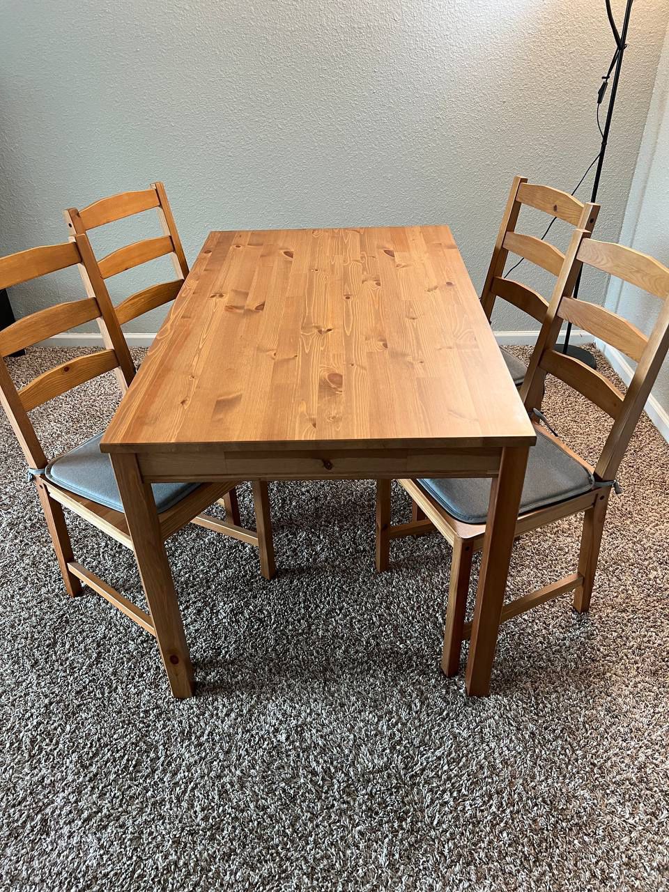 Dining Table With 4 Chairs From Ikea