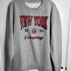 New York Rangers Fanatics NHL Crewneck Pullover Sweatshirt Size Men’s XL
