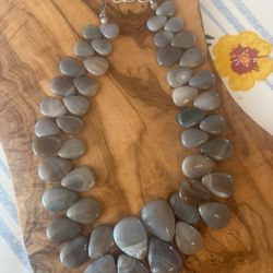 SMOOTH AGATE NECKLACE 