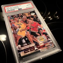 Upper Deck Michael Jordan vs Kobe Bryant - The Jordan Files Living Legend - RARE ICONIC CARD - Bulls Jersey 23 Collectibles - PSA 💎