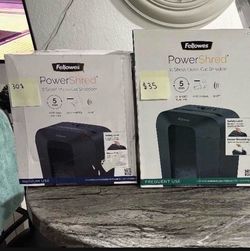 Paper shredders 20 each