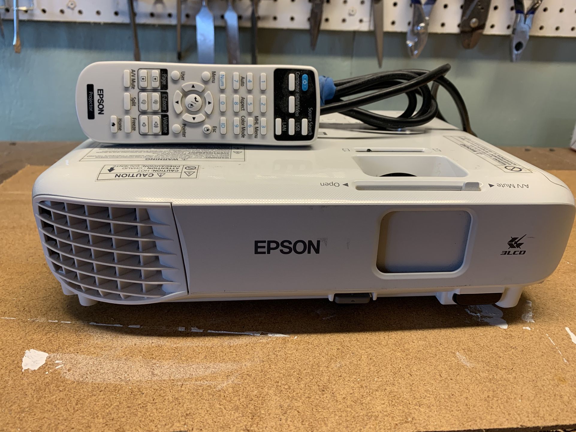 Epson Projector for movies at home! 