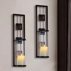 Wall Sconce Candle Holder Metal Wall Decoration 
