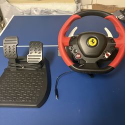 thrustmaster ferrair 458 sim racing wheel (Xbox)