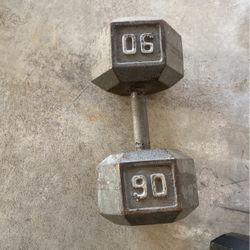 90 Lbs Dumbbell 