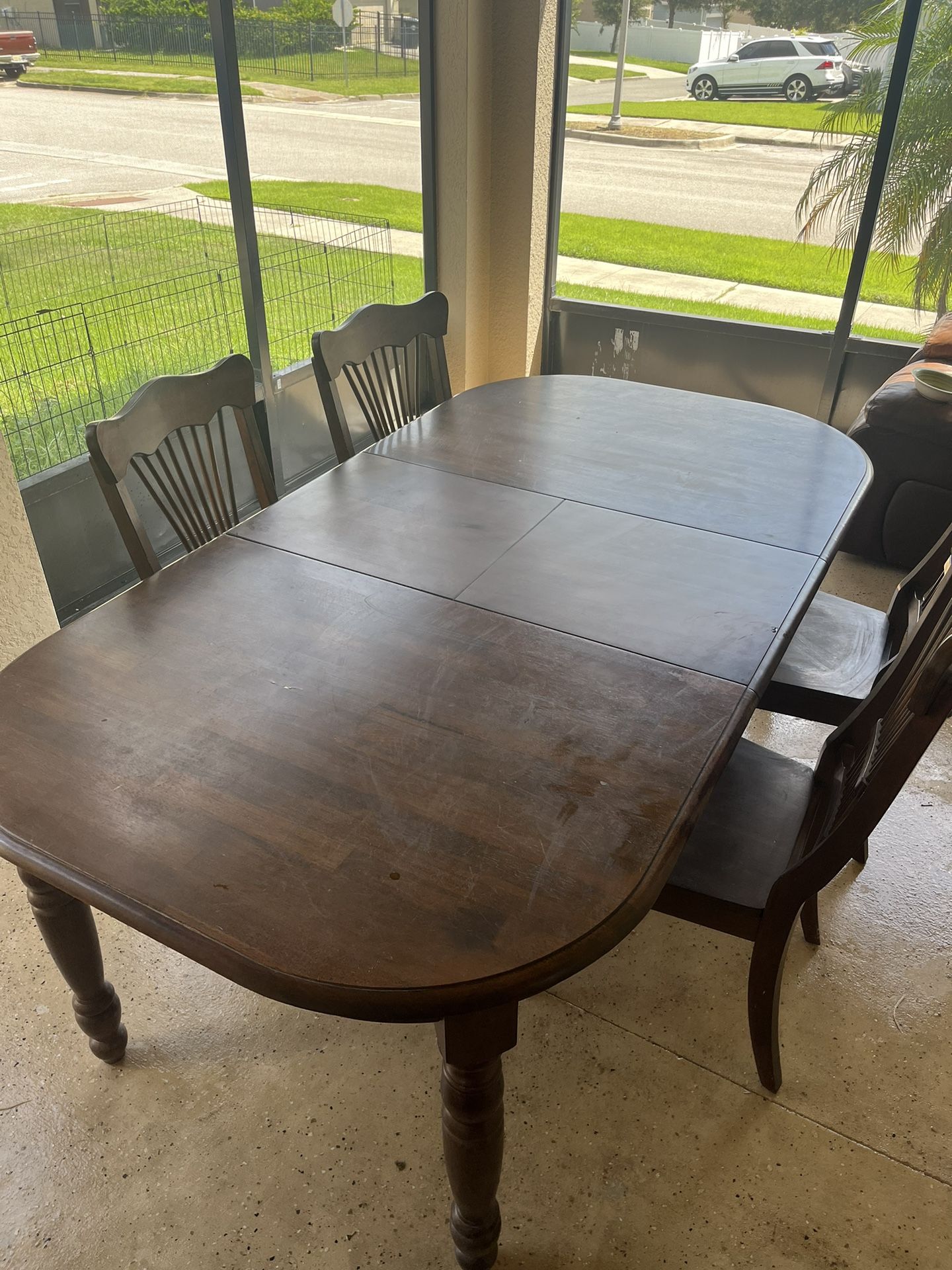 Solid Wood Dining Room Table