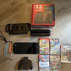 Nintendo Switch 2 With Games 
