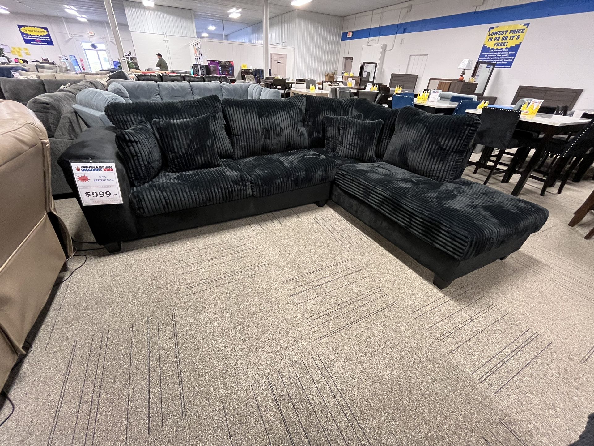 Ultra Soft Corduroy Sectional