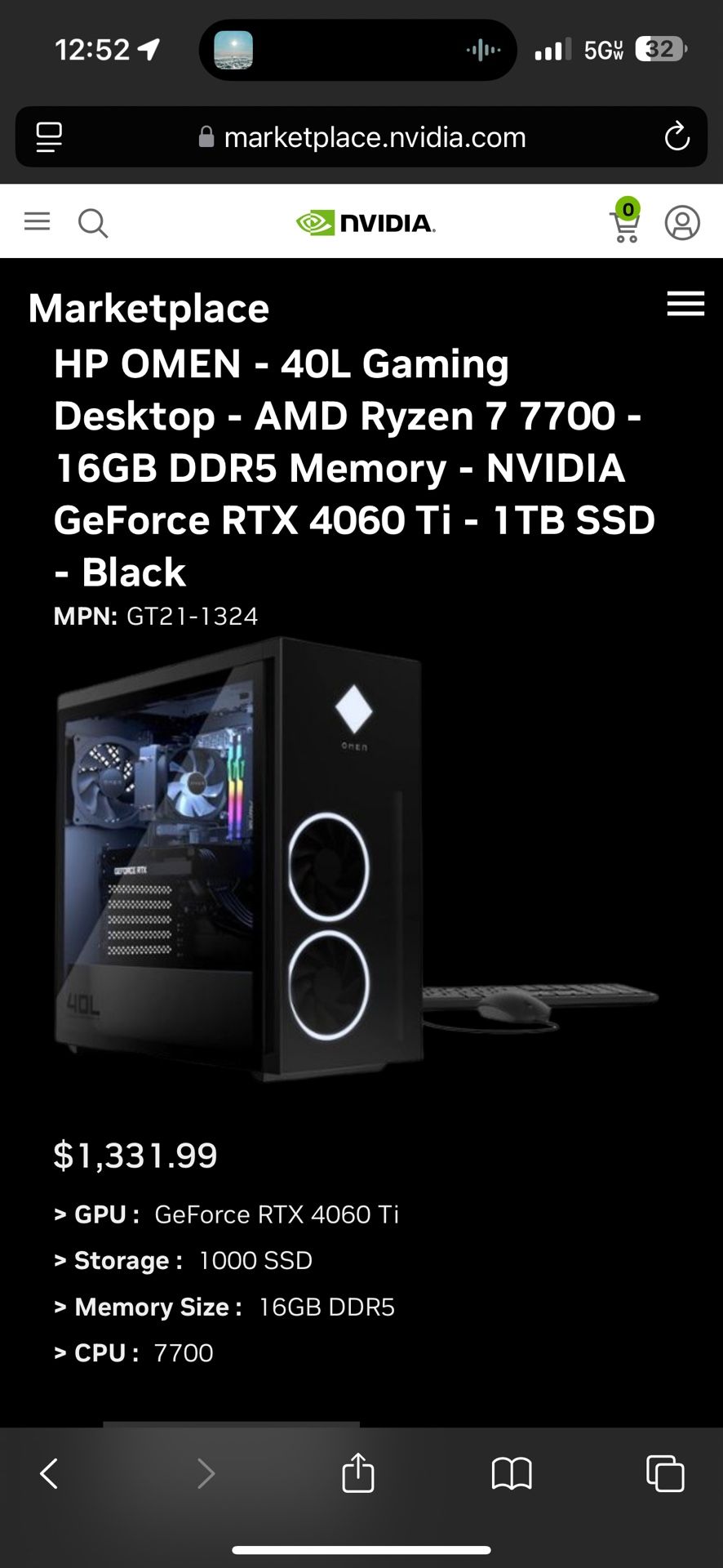 Omen Gaming Pc