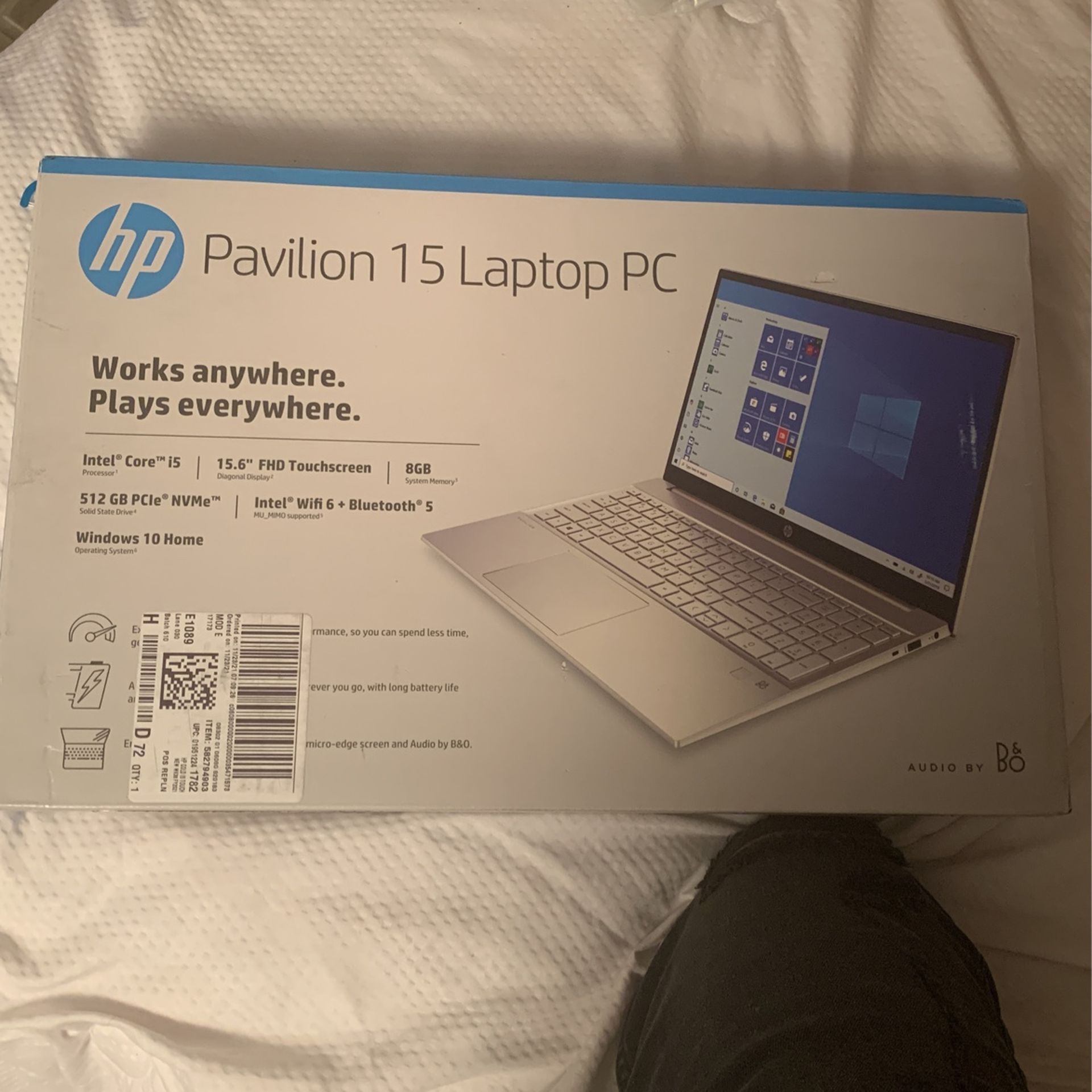 BRAND NEW….. PAVILION 15 LAPTOP PC… TOUCHSCREEN !!