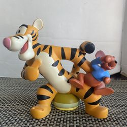 Winnie the Pooh TIGGER ROO Disney A.A Milne and E.H. Shepard Figurine Letter Holder Measurements 5.5"Tall by 5"W