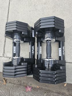 Adjustable Dumbbells 50lbs Each 
