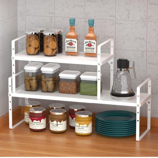 Expandable Kithen Cabinet Storage Shelf
