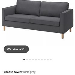 IKEA LOVESEAT PÄRUP Sofa, Vissle gray