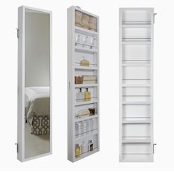 Cabidor Deluxe Mirrored Behind The Door Adjustable Medicine Cabinet, Kitchen Cabinet, & Bathroom Storage Cabinet FOR SALE!!!