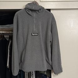 Supreme polartec face mask half zip hooded sweatshirt
