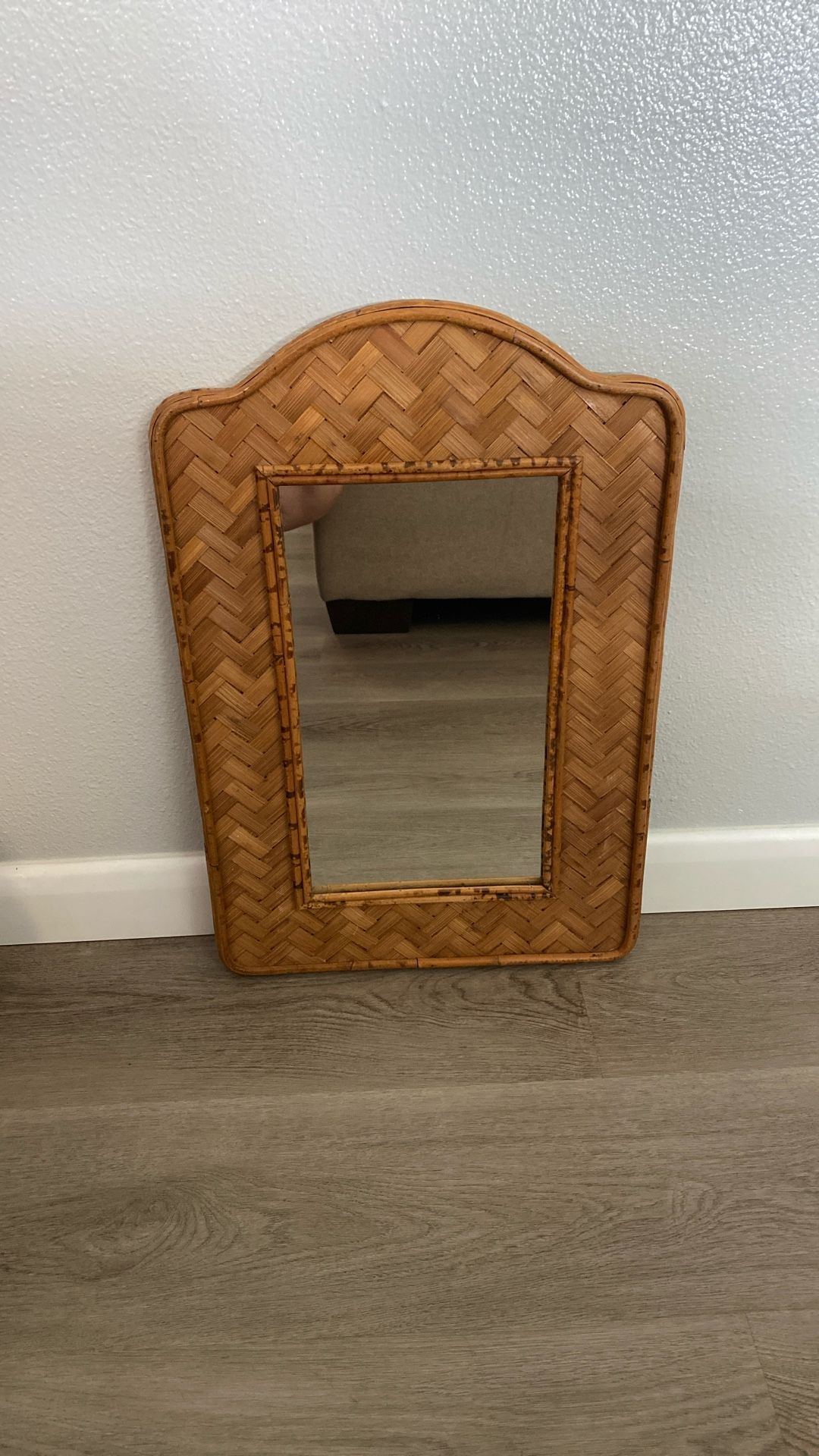 Rattan Mirror