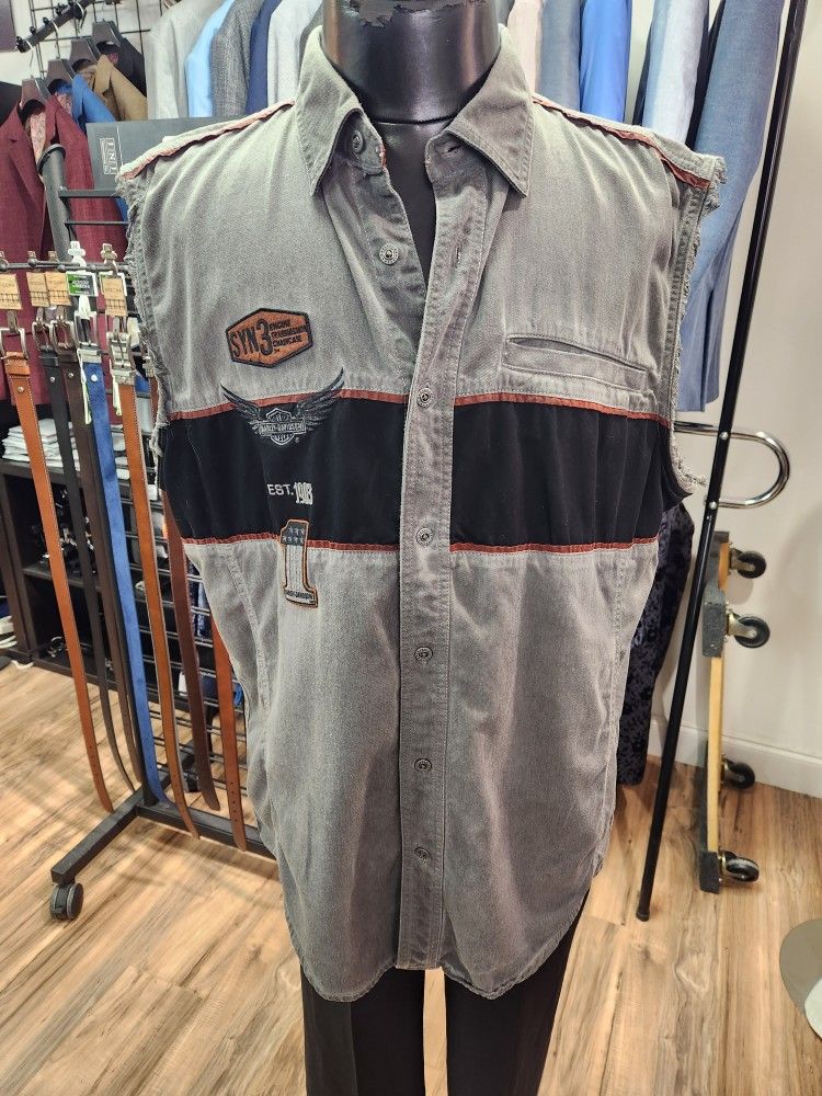 Harley Davidson Mens Sleeveless Blowout Shirt XL